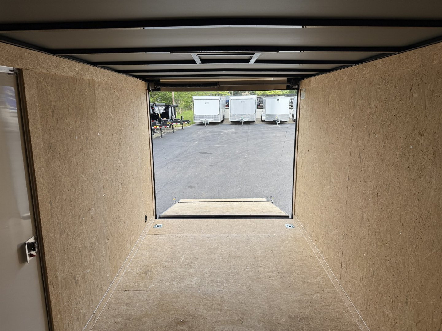 New TX7X14TA2 TEXAS TRAILERS 7' X 14' CARGO / ENCLOSED TRAILER W/REAR RAMP DOOR & SIDE DOOR