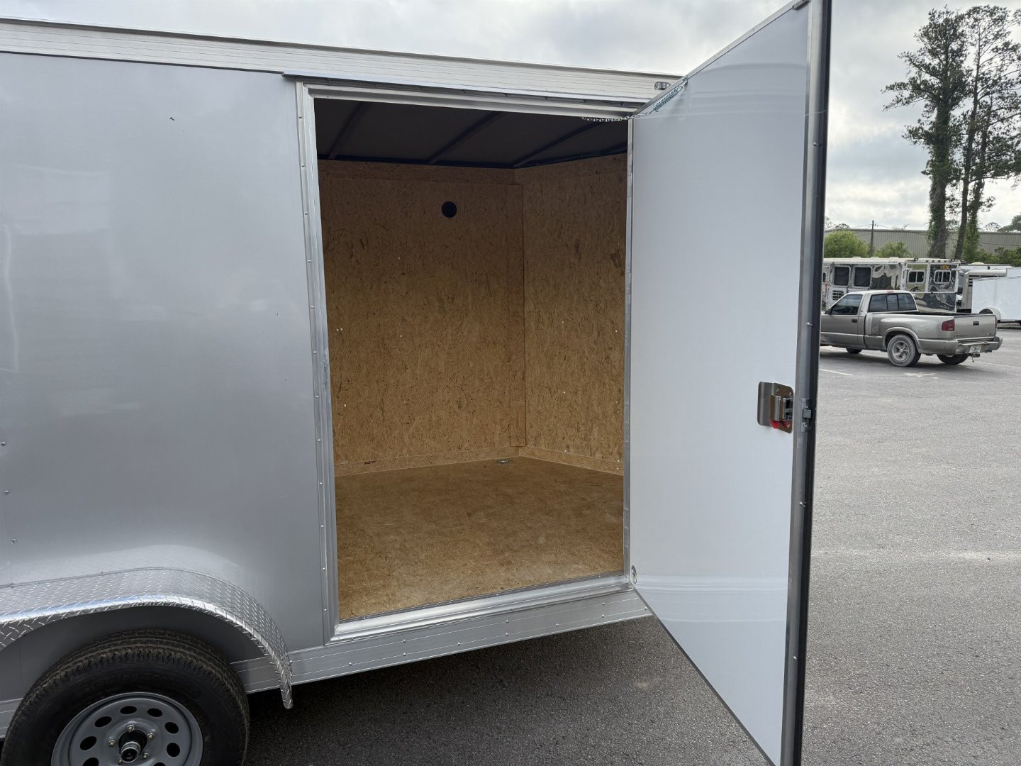 New TX7X14TA2 TEXAS TRAILERS 7' X 14' CARGO / ENCLOSED TRAILER W/REAR RAMP DOOR & SIDE DOOR