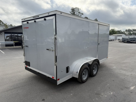 New TX7X14TA2 TEXAS TRAILERS 7' X 14' CARGO / ENCLOSED TRAILER W/REAR RAMP DOOR & SIDE DOOR