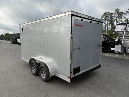 New TX7X14TA2 TEXAS TRAILERS 7' X 14' CARGO / ENCLOSED TRAILER W/REAR RAMP DOOR & SIDE DOOR