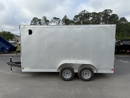 New TX7X14TA2 TEXAS TRAILERS 7' X 14' CARGO / ENCLOSED TRAILER W/REAR RAMP DOOR & SIDE DOOR
