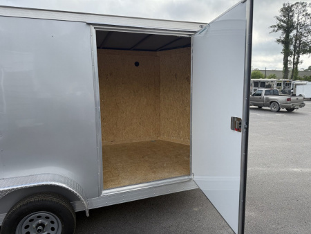 New TX7X14TA2 TEXAS TRAILERS 7' X 14' CARGO / ENCLOSED TRAILER W/REAR RAMP DOOR & SIDE DOOR