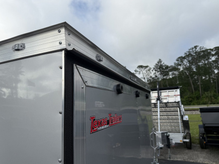 New TX7X14TA2 TEXAS TRAILERS 7' X 14' CARGO / ENCLOSED TRAILER W/REAR RAMP DOOR & SIDE DOOR