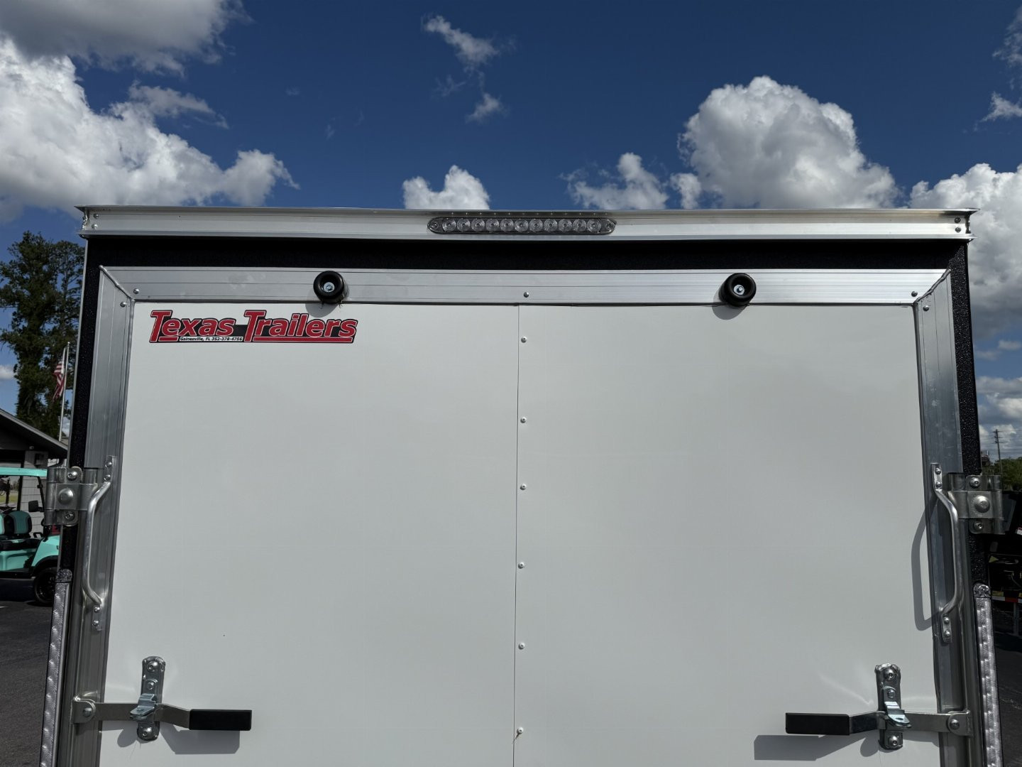 New TX6X12SA TEXAS TRAILERS 6' X 12' CARGO / ENCLOSED TRAILER W/REAR RAMP DOOR & SIDE DOOR