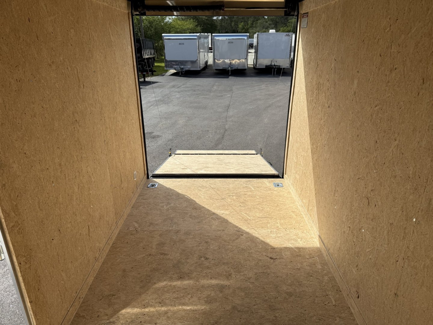 New TX6X12SA TEXAS TRAILERS 6' X 12' CARGO / ENCLOSED TRAILER W/REAR RAMP DOOR & SIDE DOOR