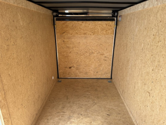 New TX6X12SA TEXAS TRAILERS 6' X 12' CARGO / ENCLOSED TRAILER W/REAR RAMP DOOR & SIDE DOOR
