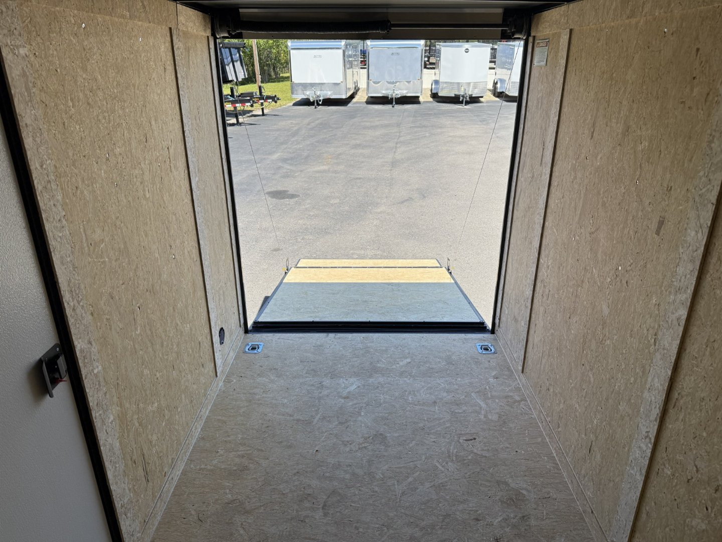 New TX6X10SA TEXAS TRAILERS 6' X 10' CARGO / ENCLOSED TRAILER W/REAR RAMP DOOR & SIDE DOOR