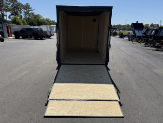 New TX6X10SA TEXAS TRAILERS 6' X 10' CARGO / ENCLOSED TRAILER W/REAR RAMP DOOR & SIDE DOOR