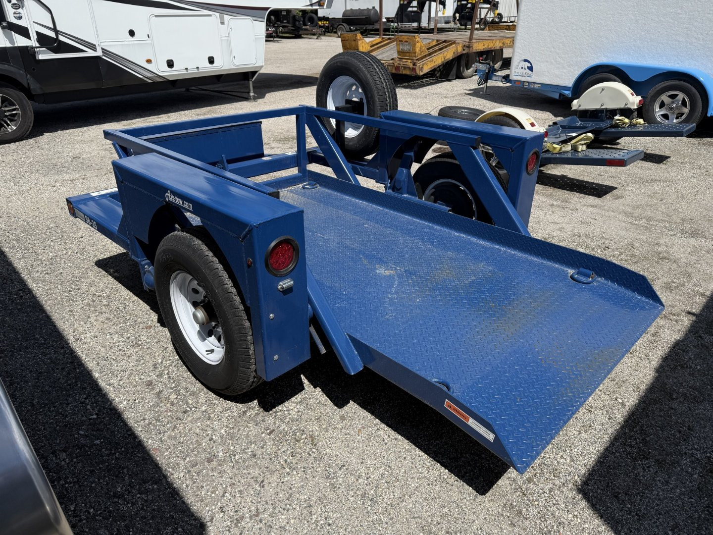 Used USED 2024 S8-35 AIR TOW 4'4" X 8'6" DROP DECK / EQUIPMENT TRAILER