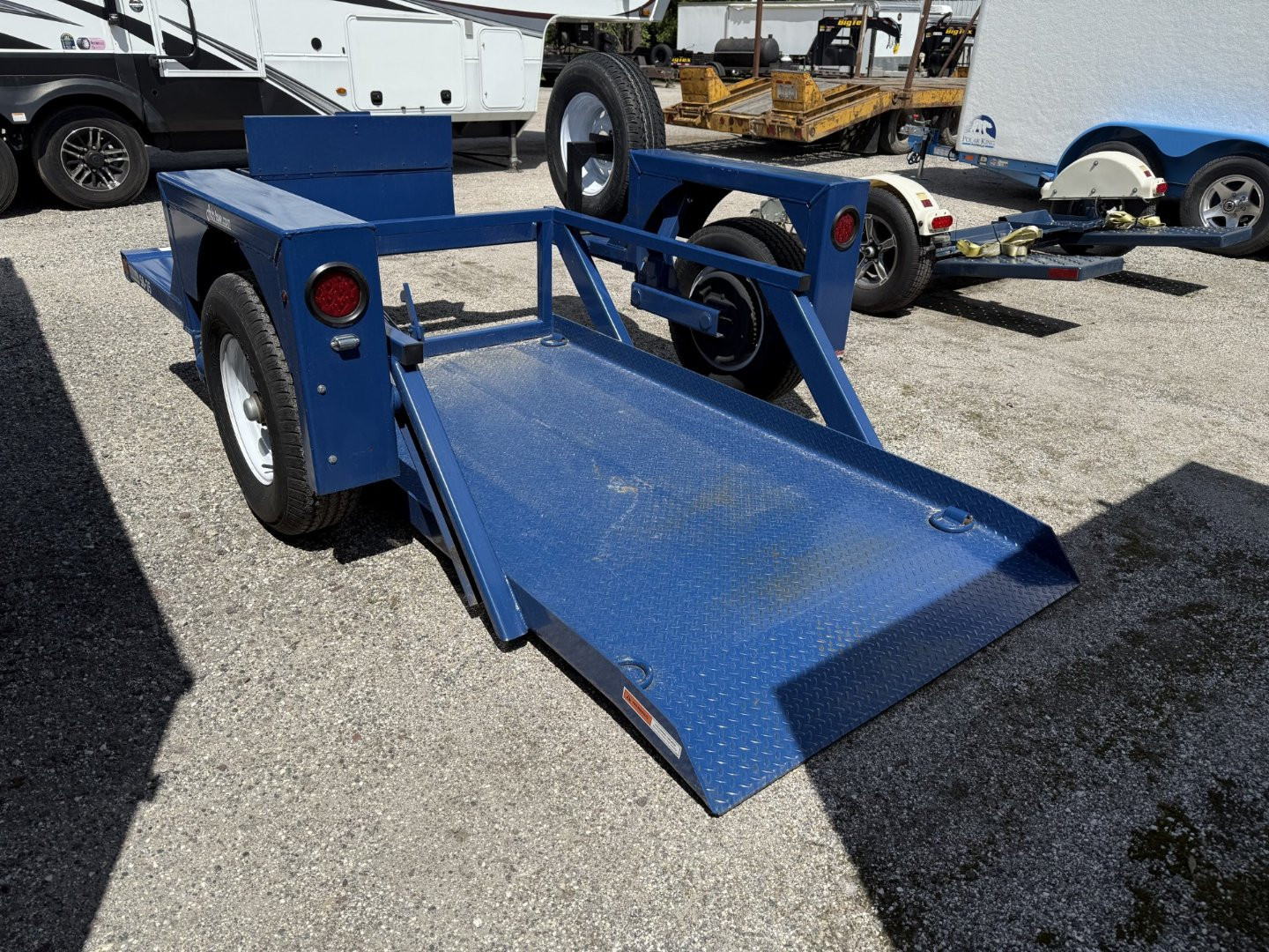 Used USED 2024 S8-35 AIR TOW 4'4" X 8'6" DROP DECK / EQUIPMENT TRAILER