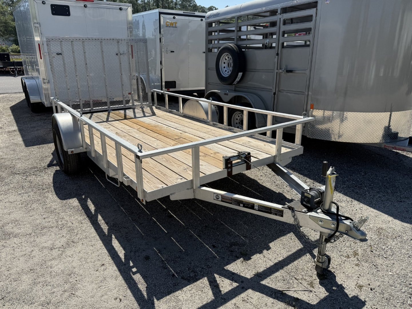 Used 2020 Carry-On 6X12AGW Aluminum Utility Trailer