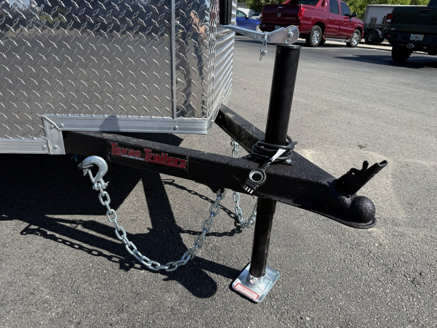 New TX5X8SA TEXAS TRAILERS 5' X 8' CARGO / ENCLOSED TRAILER W/REAR RAMP DOOR & SIDE DOOR
