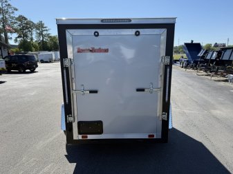 New TX5X8SA TEXAS TRAILERS 5' X 8' CARGO / ENCLOSED TRAILER W/REAR RAMP DOOR & SIDE DOOR