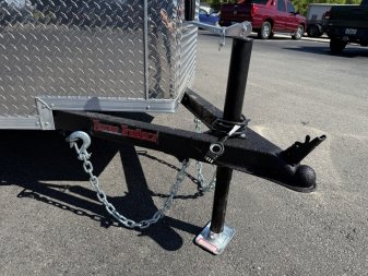 New TX5X8SA TEXAS TRAILERS 5' X 8' CARGO / ENCLOSED TRAILER W/REAR RAMP DOOR & SIDE DOOR