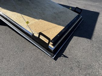 New TX5X8SA TEXAS TRAILERS 5' X 8' CARGO / ENCLOSED TRAILER W/REAR RAMP DOOR & SIDE DOOR