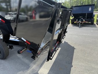 New 16LP-16BK6-P4 BIG TEX 7' X 16' DUMP TRAILER W/ 4' SIDES