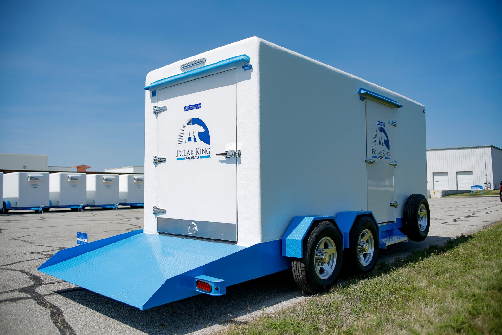 New PKM616 AVALANCHE POLAR KING MOBILE DROP DECK 6' X 16' REFRIGERATED TRAILER