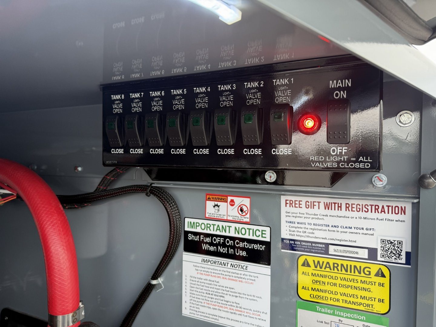 New MTT920 Thunder Creek Equipment Fuel Trailer