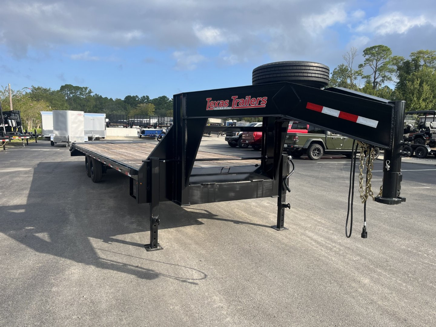 New FB3516G Texas Trailers 8'6" x 35' Gooseneck Flatbed Trailer