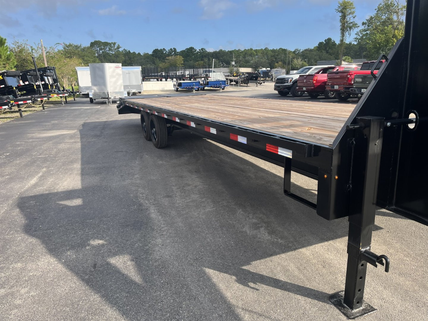 New FB3516G Texas Trailers 8'6" x 35' Gooseneck Flatbed Trailer