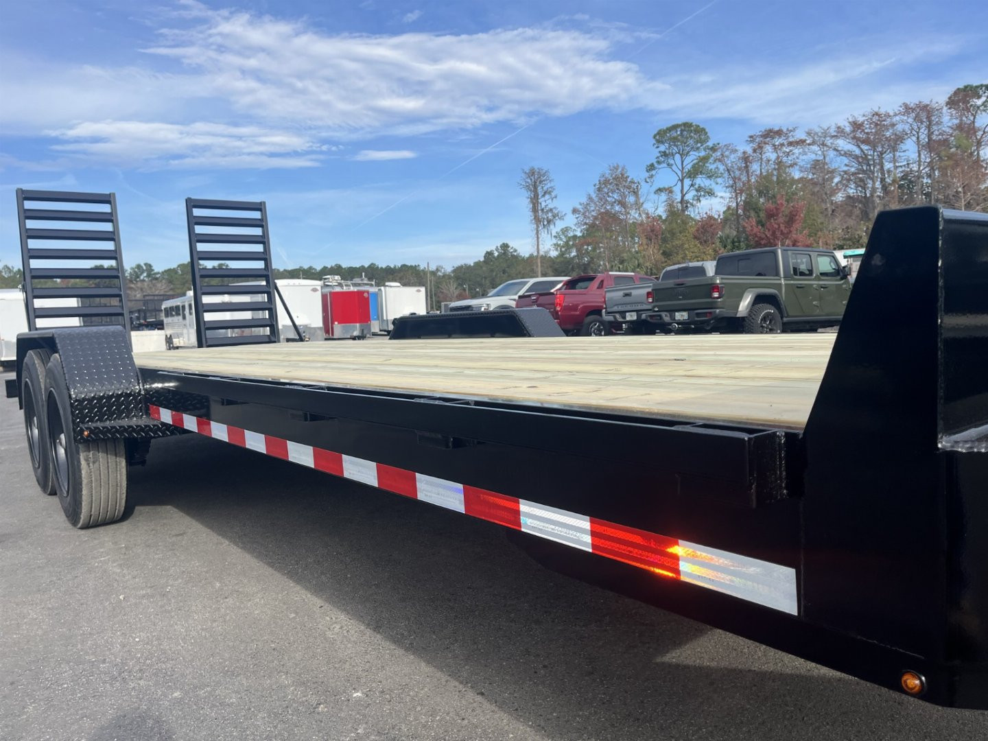 New EQ2216B TEXAS TRAILERS 6'11" X 22' EQUIPMENT TRAILER