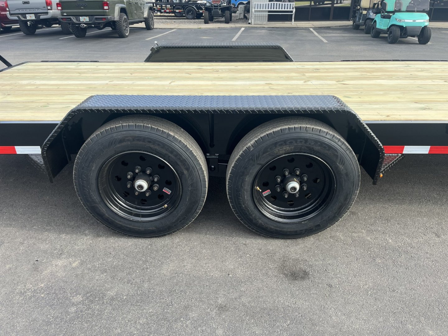 New EQ2216B TEXAS TRAILERS 6'11" X 22' EQUIPMENT TRAILER