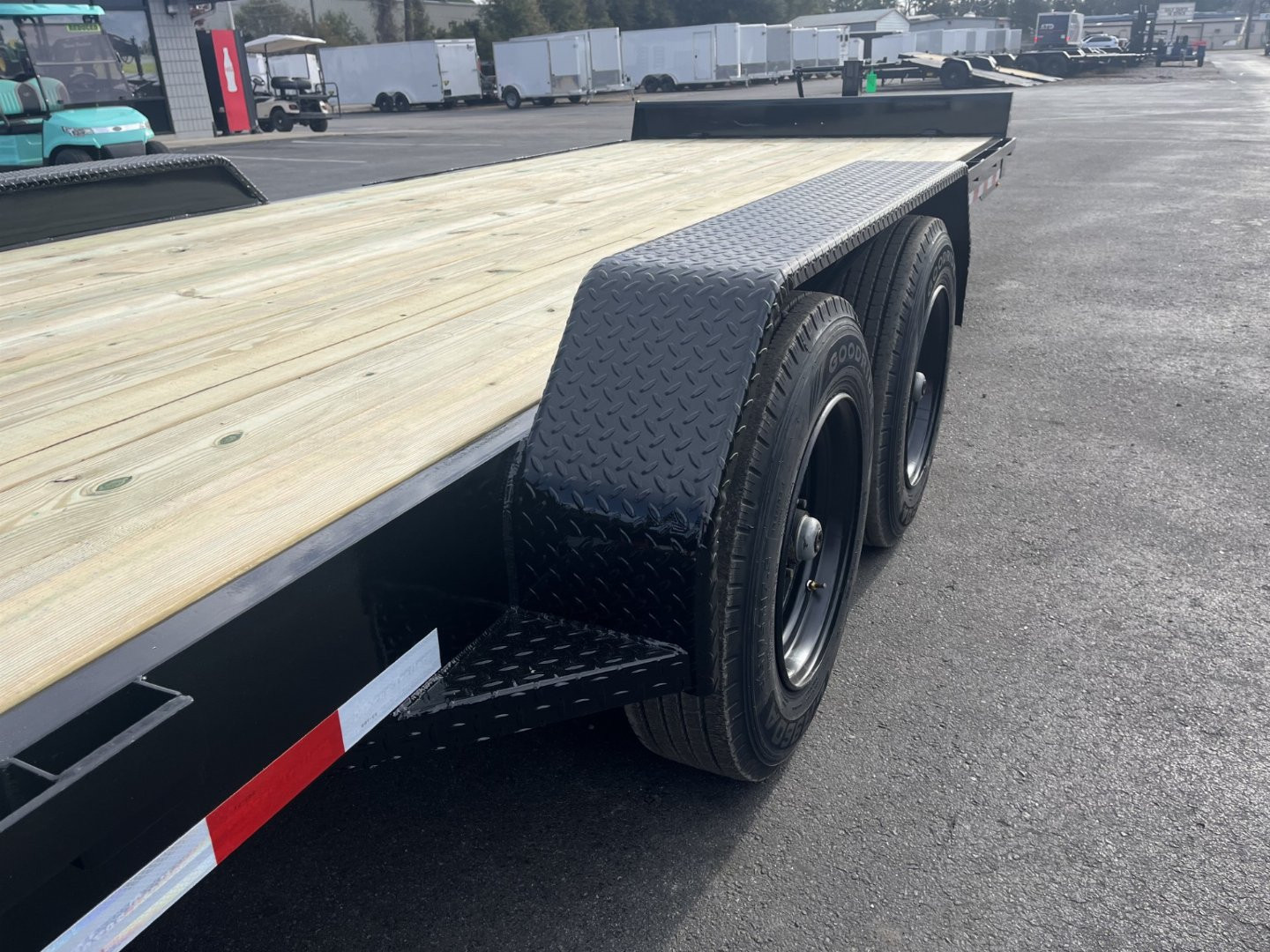 New EQ2216B TEXAS TRAILERS 6'11" X 22' EQUIPMENT TRAILER