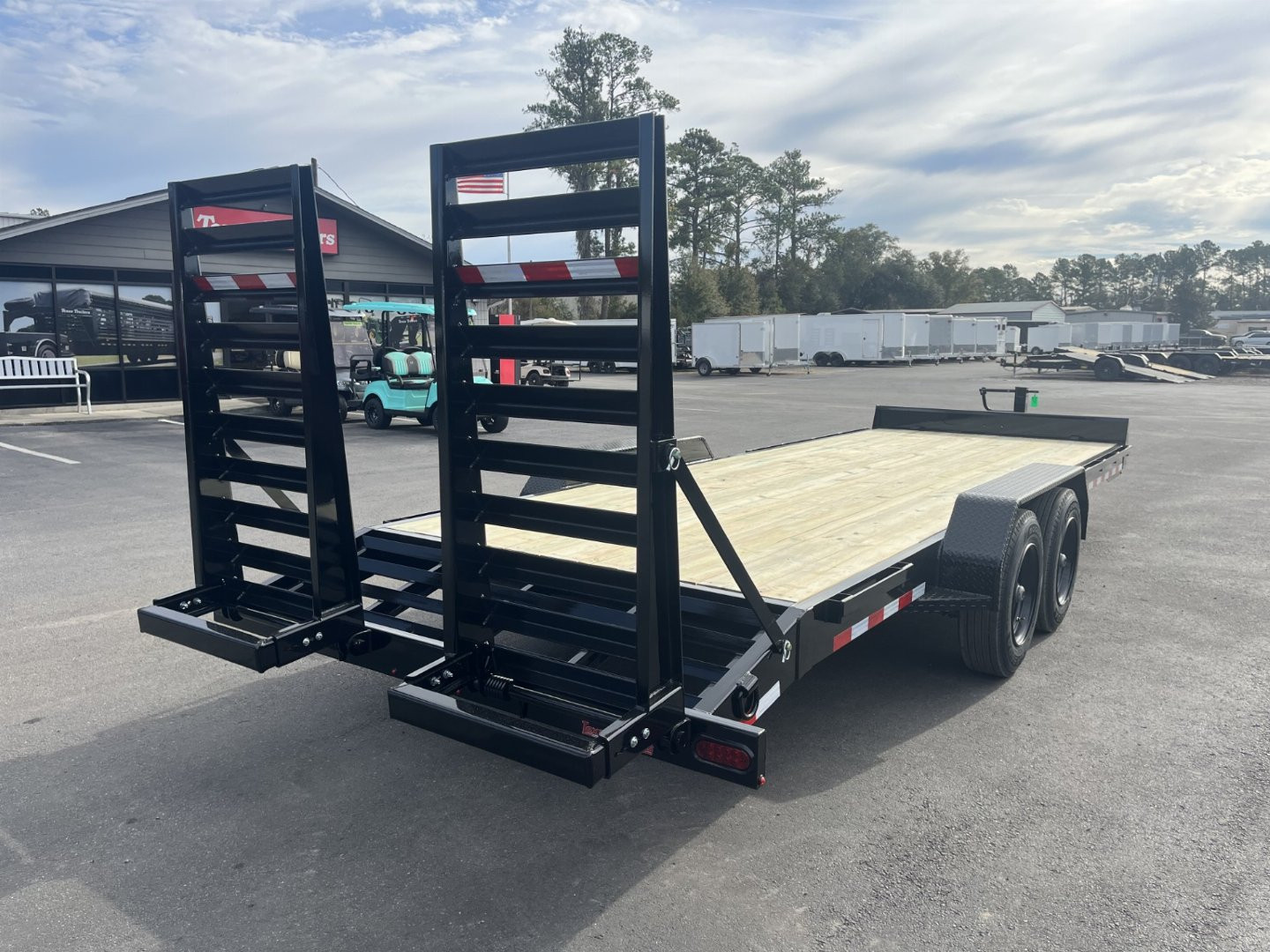 New EQ2216B TEXAS TRAILERS 6'11" X 22' EQUIPMENT TRAILER