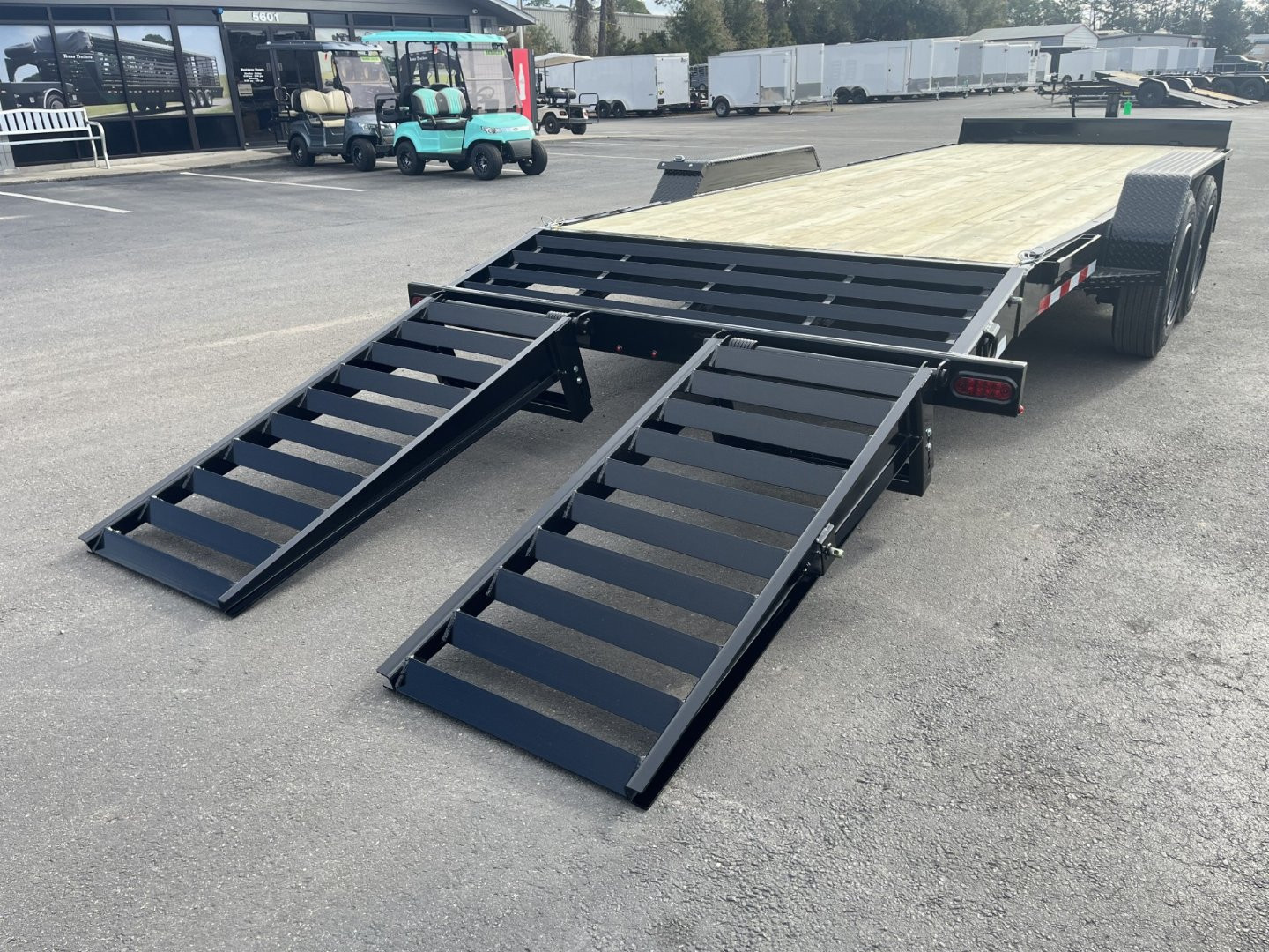 New EQ2216B TEXAS TRAILERS 6'11" X 22' EQUIPMENT TRAILER