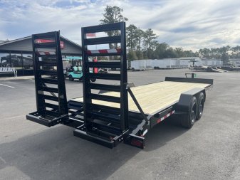 New EQ2216B TEXAS TRAILERS 6'11" X 22' EQUIPMENT TRAILER