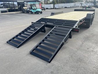 New EQ2216B TEXAS TRAILERS 6'11" X 22' EQUIPMENT TRAILER