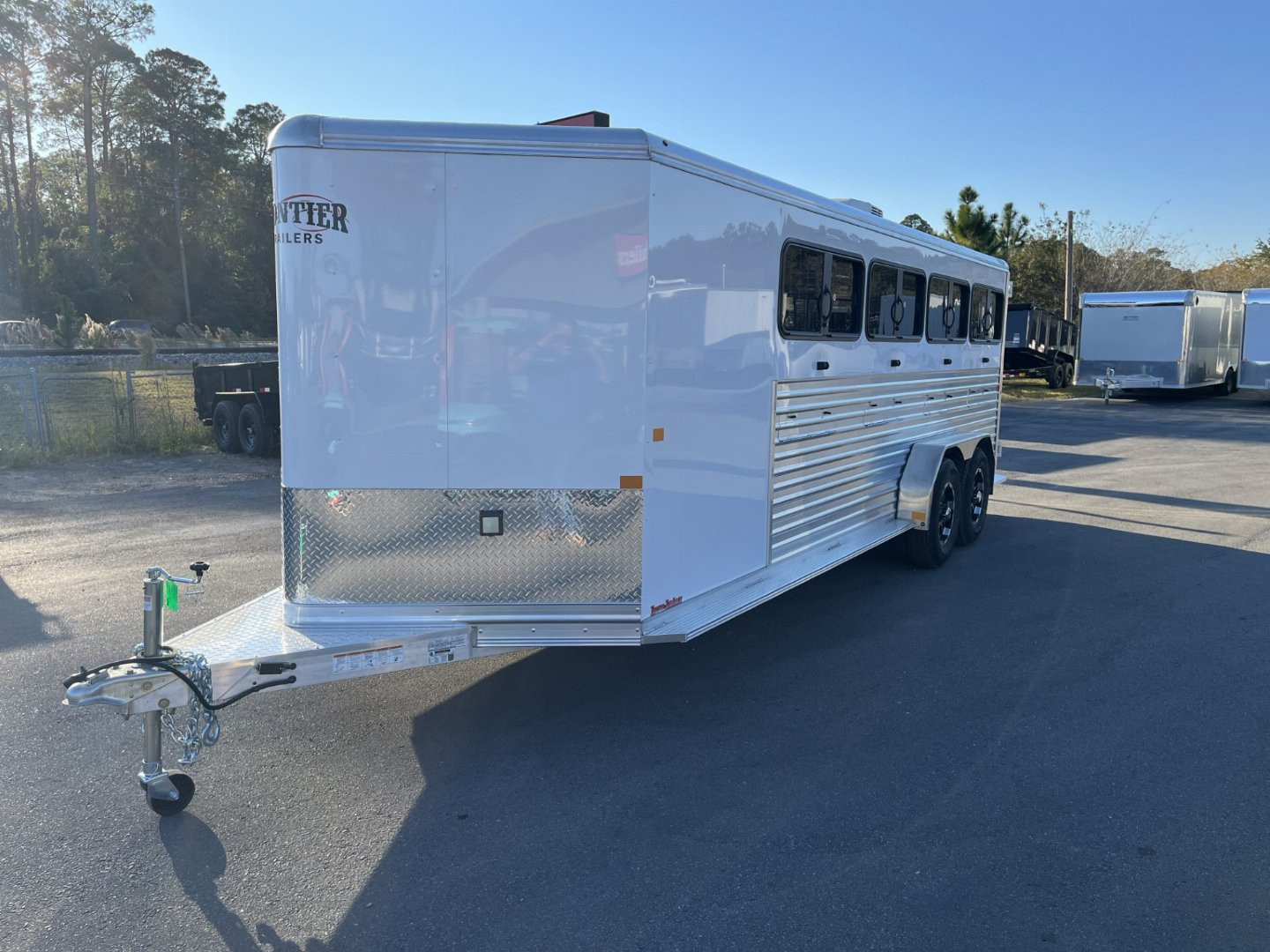 New ALCOM STOCK LOW PRO 7'X20' DDFW STOCK TRAILER ***CALL FOR PRICING***