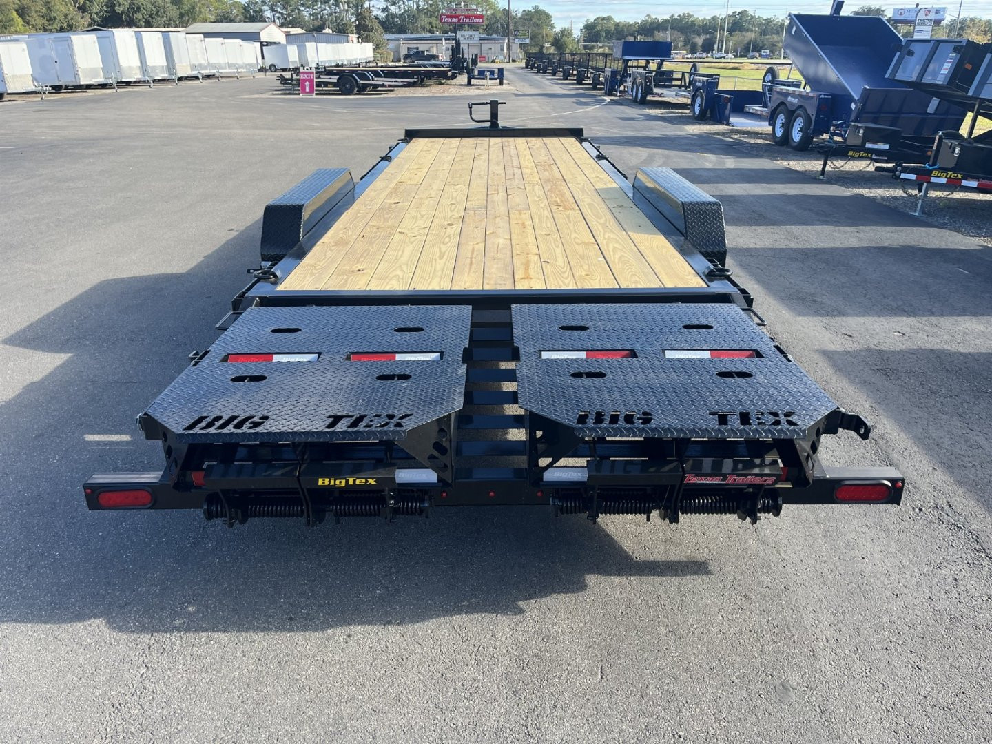 New 14EH-24D3A-MRBK BIG TEX 7' X 24' EQUIPMENT TRAILER
