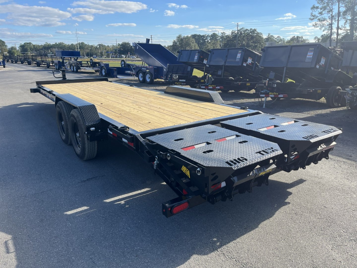 New 14EH-24D3A-MRBK BIG TEX 7' X 24' EQUIPMENT TRAILER