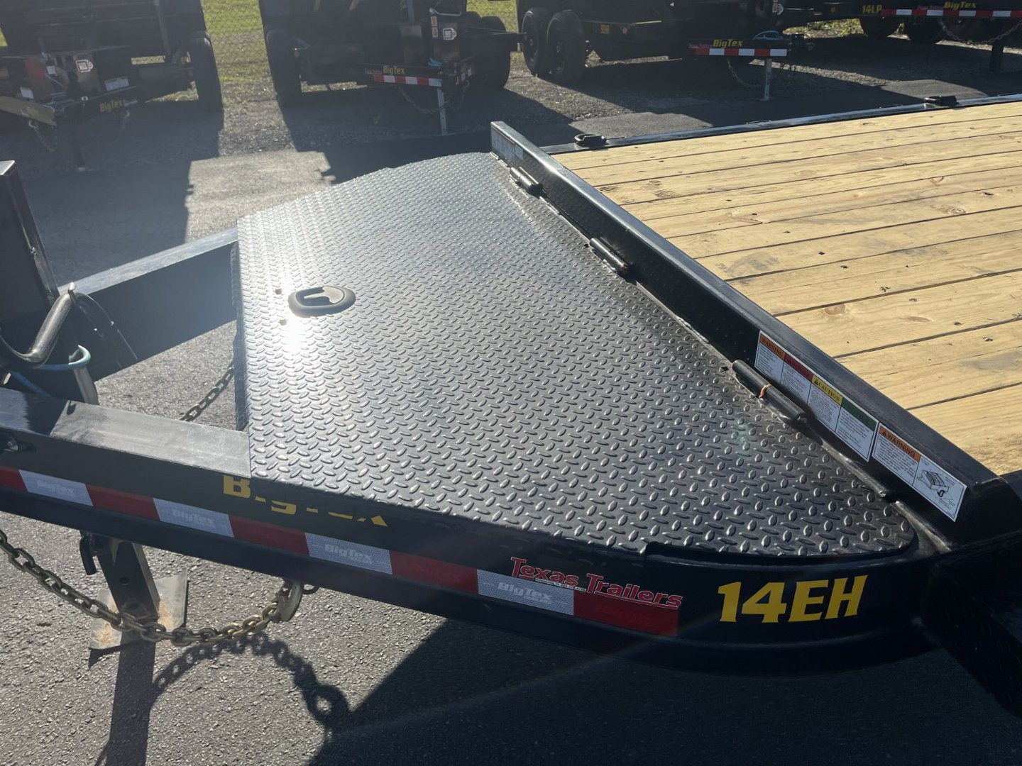 New 14EH-24D3A-MRBK BIG TEX 7' X 24' EQUIPMENT TRAILER