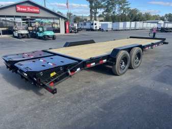 New 14EH-24D3A-MRBK BIG TEX 7' X 24' EQUIPMENT TRAILER
