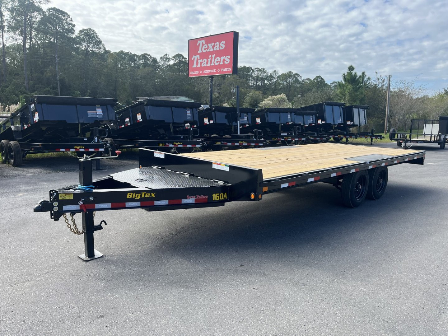 New 16OA-20STA-S8BK BIG TEX TRAILERS 8.5' X 20' DECKOVER TRAILER