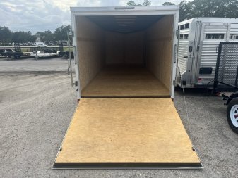 Used USED 2023 IMPACT 7' X 20' ENCLOSED CARGO TRAILER W/ RAMP DOOR AND SIDE DOOR