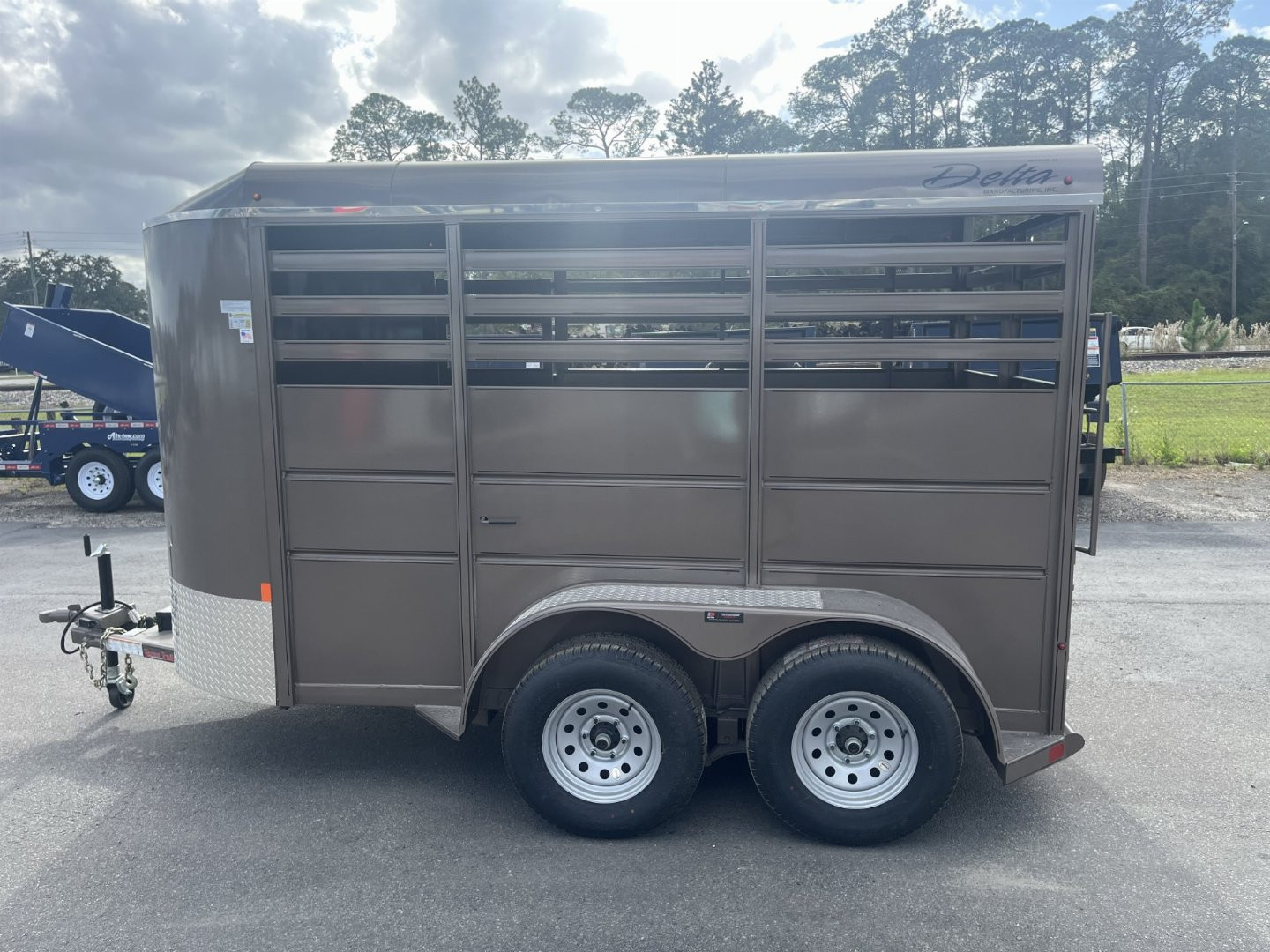 New 500ES-12 DELTA 6' X 12' X 6'6" TALL ECONOMY LIVESTOCK TRAILER