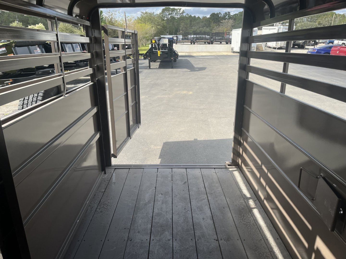 New 500ES-12 DELTA 6' X 12' X 6'6" TALL ECONOMY LIVESTOCK TRAILER