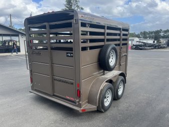 New 500ES-12 DELTA 6' X 12' X 6'6" TALL ECONOMY LIVESTOCK TRAILER