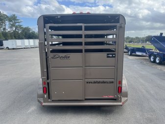 New 500ES-12 DELTA 6' X 12' X 6'6" TALL ECONOMY LIVESTOCK TRAILER
