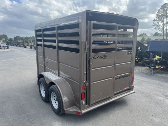 New 500ES-12 DELTA 6' X 12' X 6'6" TALL ECONOMY LIVESTOCK TRAILER
