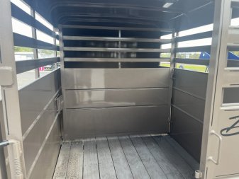 New 500ES-12 DELTA 6' X 12' X 6'6" TALL ECONOMY LIVESTOCK TRAILER