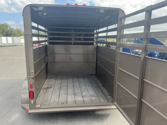 New 500ES-12 DELTA 6' X 12' X 6'6" TALL ECONOMY LIVESTOCK TRAILER