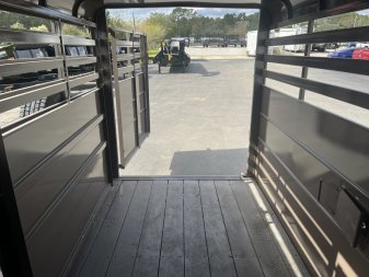 New 500ES-12 DELTA 6' X 12' X 6'6" TALL ECONOMY LIVESTOCK TRAILER