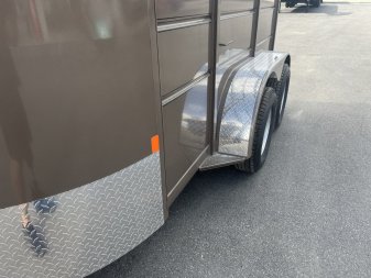 New 500ES-12 DELTA 6' X 12' X 6'6" TALL ECONOMY LIVESTOCK TRAILER