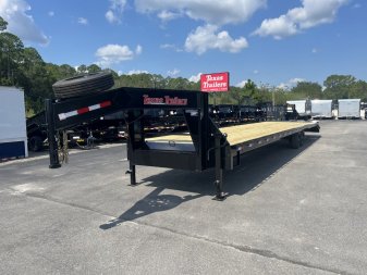 New FB4016G TEXAS TRAILERS 8.5' X 40' Gooseneck Flatbed Trailer