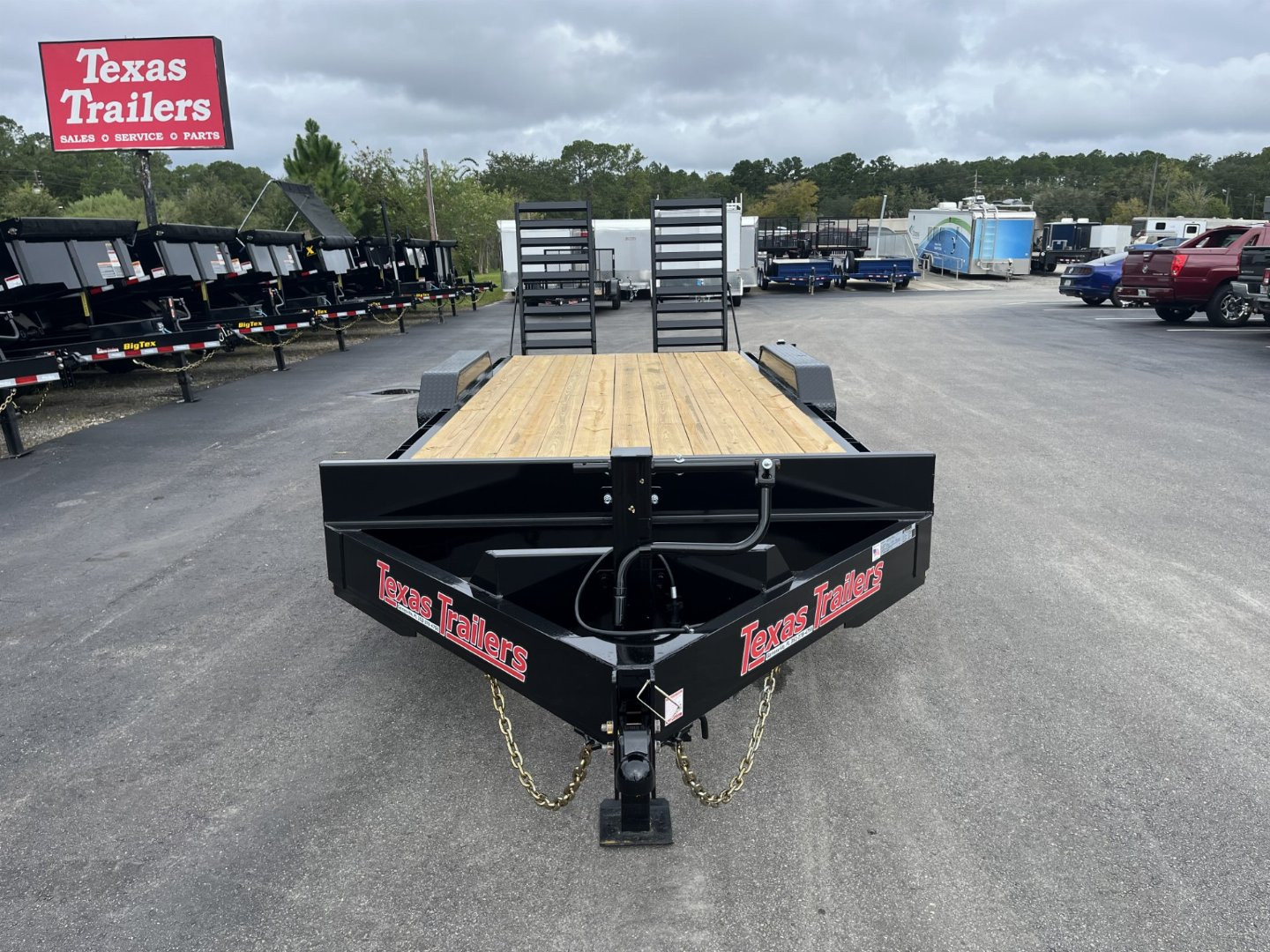 New EQ2016B TEXAS TRAILERS 6'11" X 20' EQUIPMENT TRAILER