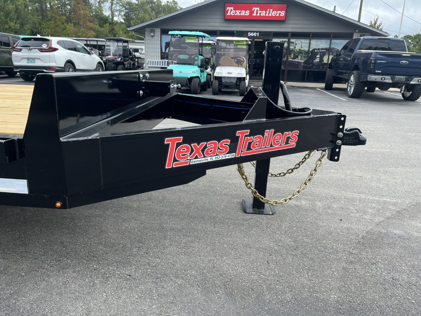 New EQ2016B TEXAS TRAILERS 6'11" X 20' EQUIPMENT TRAILER